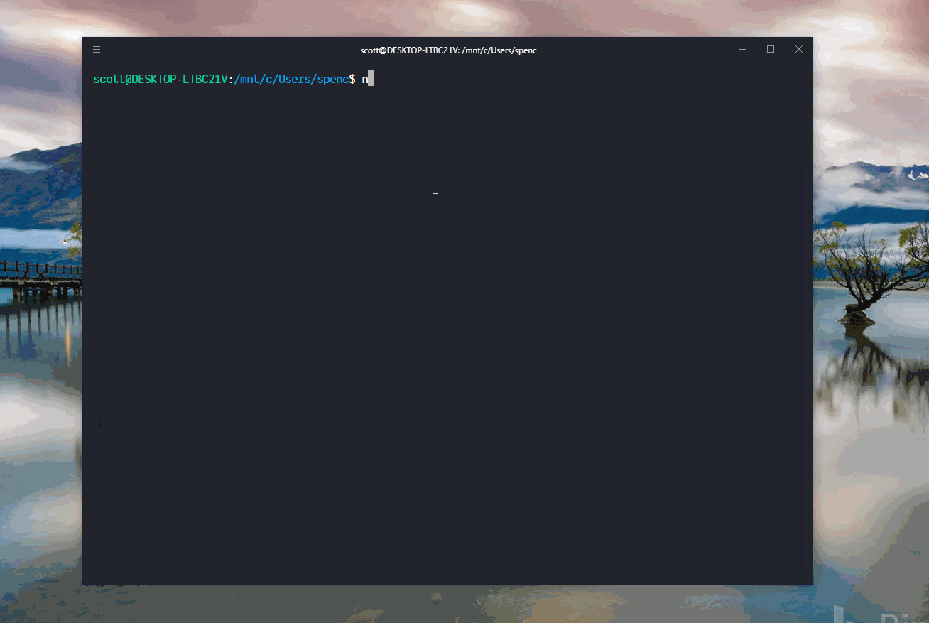 alias fish in .bashrc