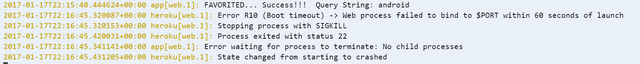 heroku crash